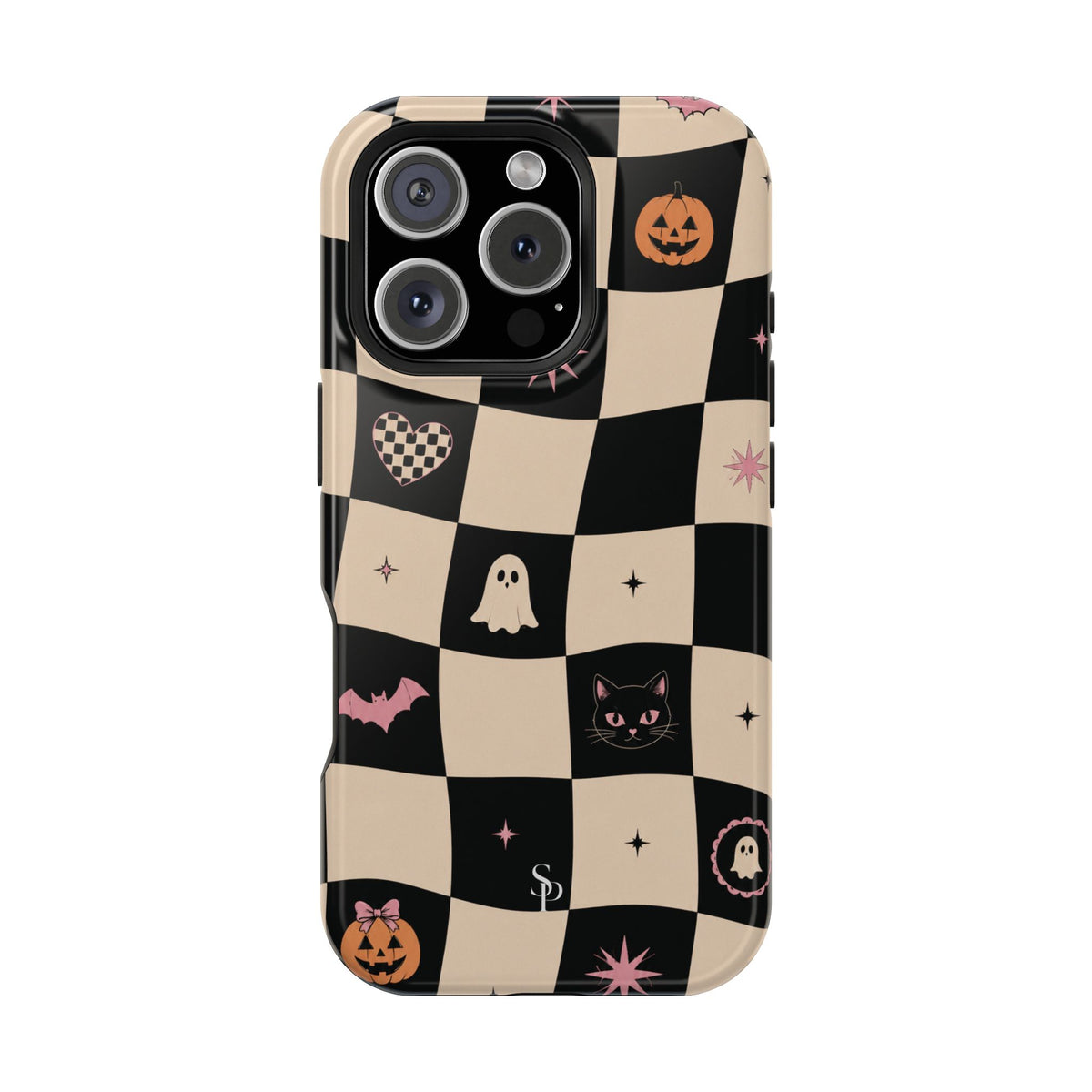 Halloween Checkerboard Magnetic Phone Case