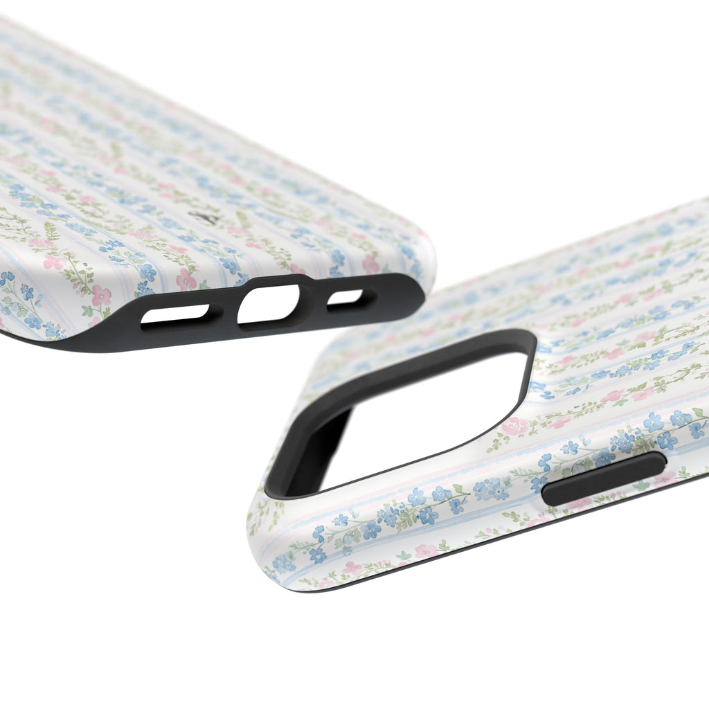 Pastel Floral Pattern Magnetic Tough Case