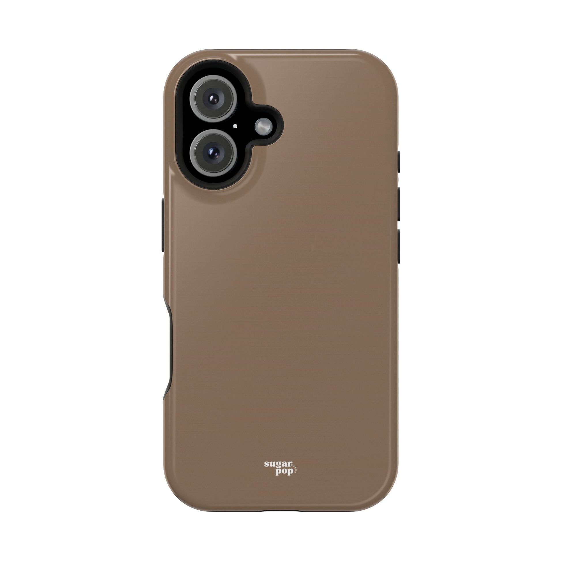 Brown Magnetic Tough Cases for Phones - Secure & Sleek Design