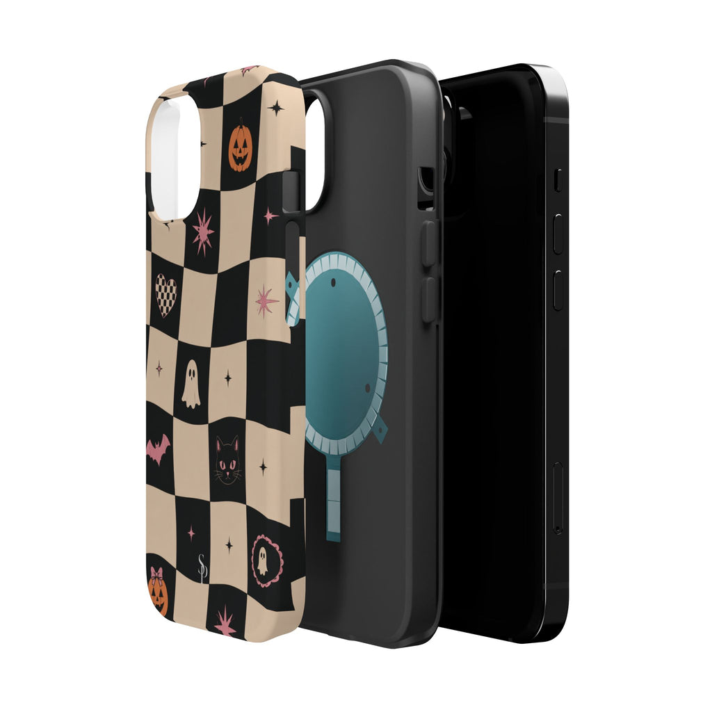 Halloween Checkerboard Magnetic Phone Case