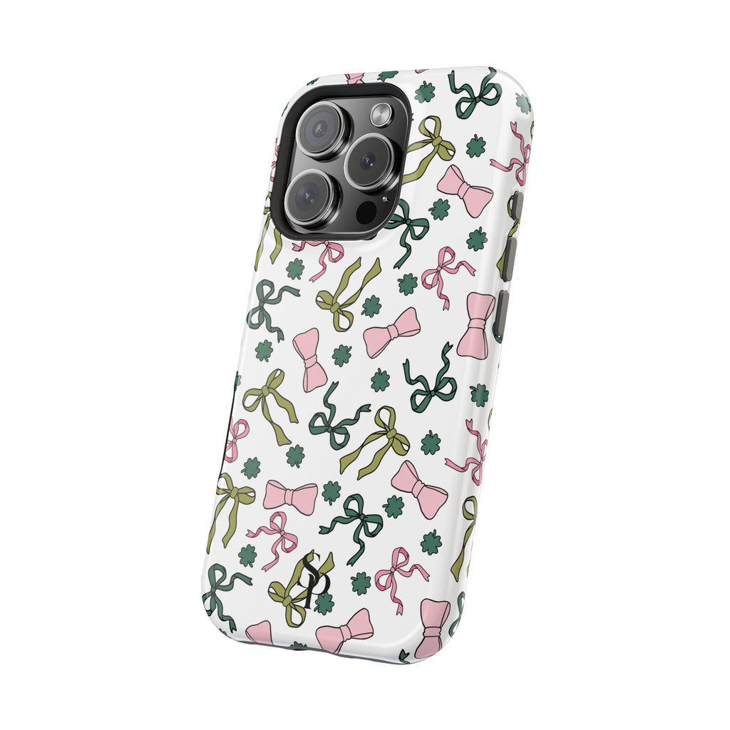 Bows and Shamrocks Magnetic Phone Case