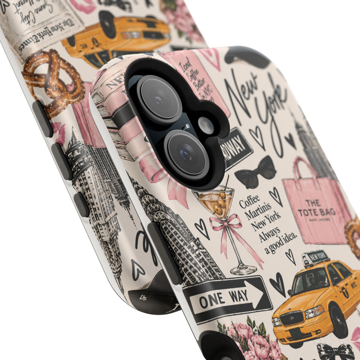 Pink New York Magnetic Phone Case