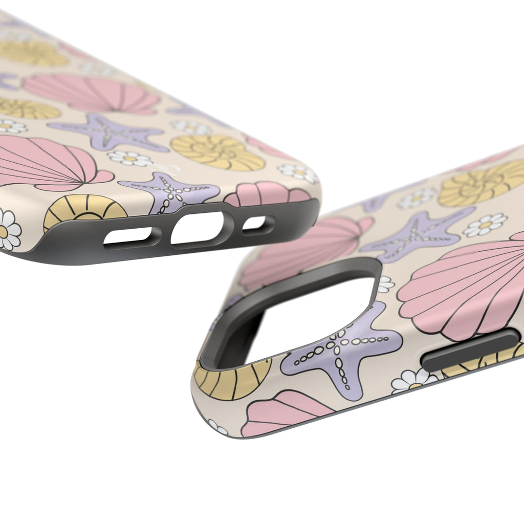 Coastal Shells Impact-Resistant Phone Case