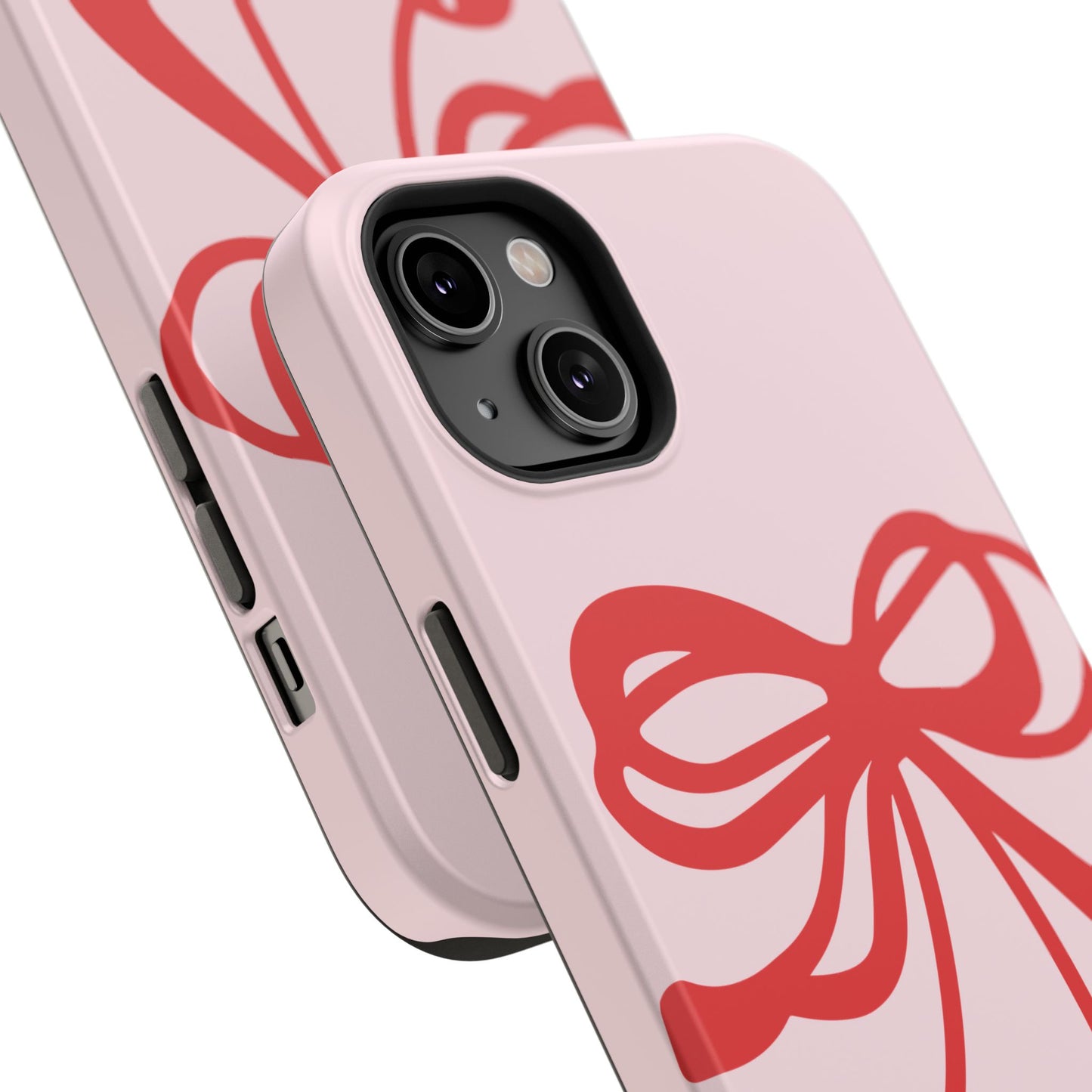 Cherry Bow Impact-Resistant Phone Case