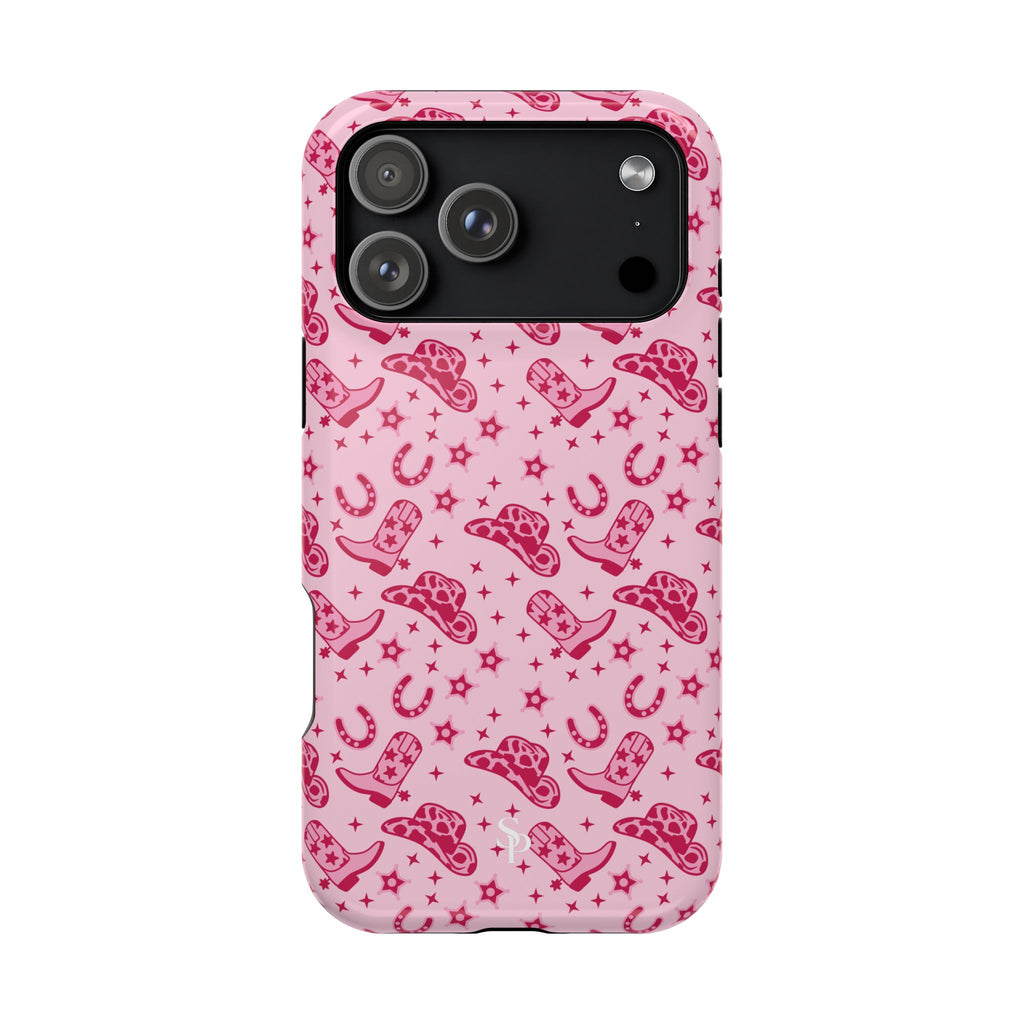 Pink Cowgirl Impact-Resistant Case