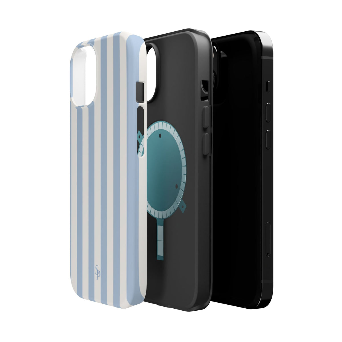 Glacier Striped Magnetic Phone Case