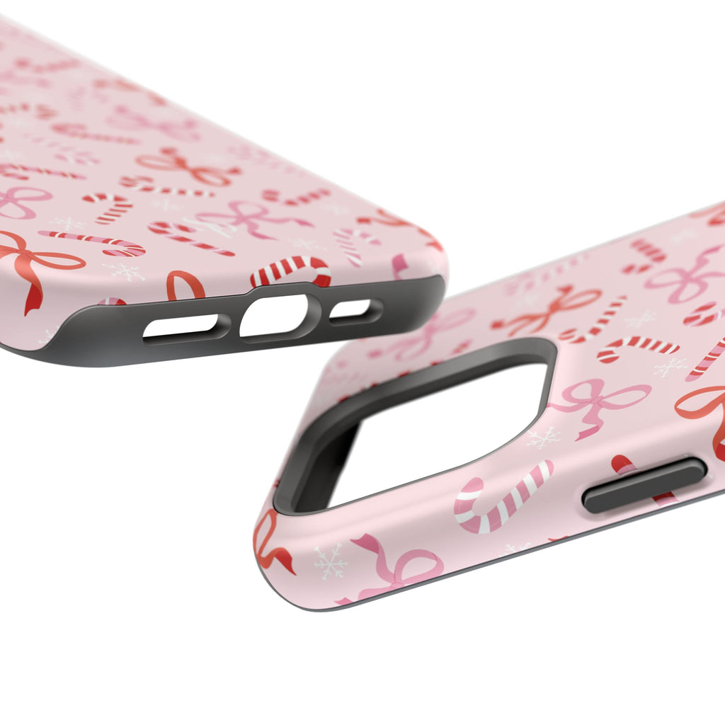 Candy Cane Impact-Resistant Phone Case - Limited Edition