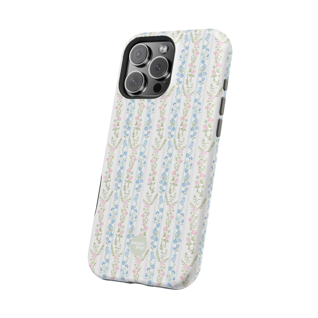 Pastel Floral Pattern Magnetic Tough Case