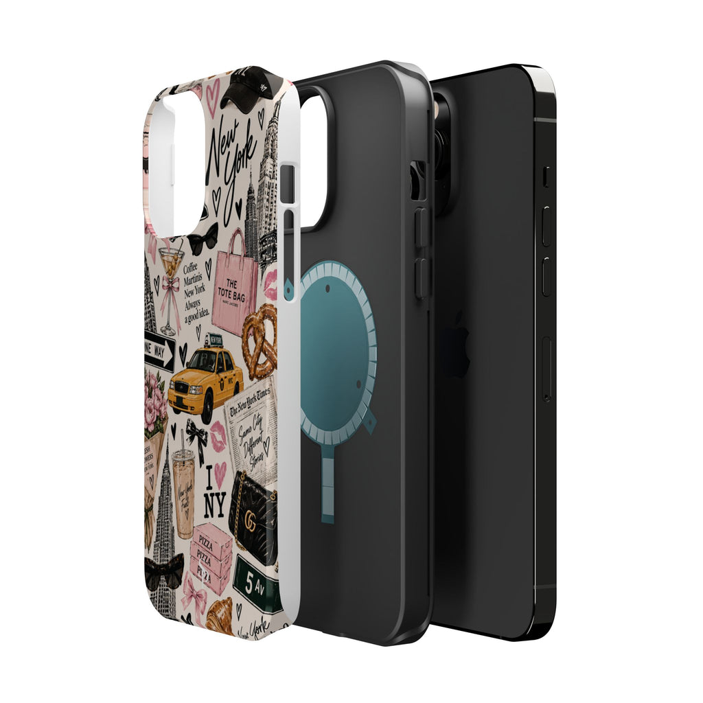 Pink New York Magnetic Phone Case