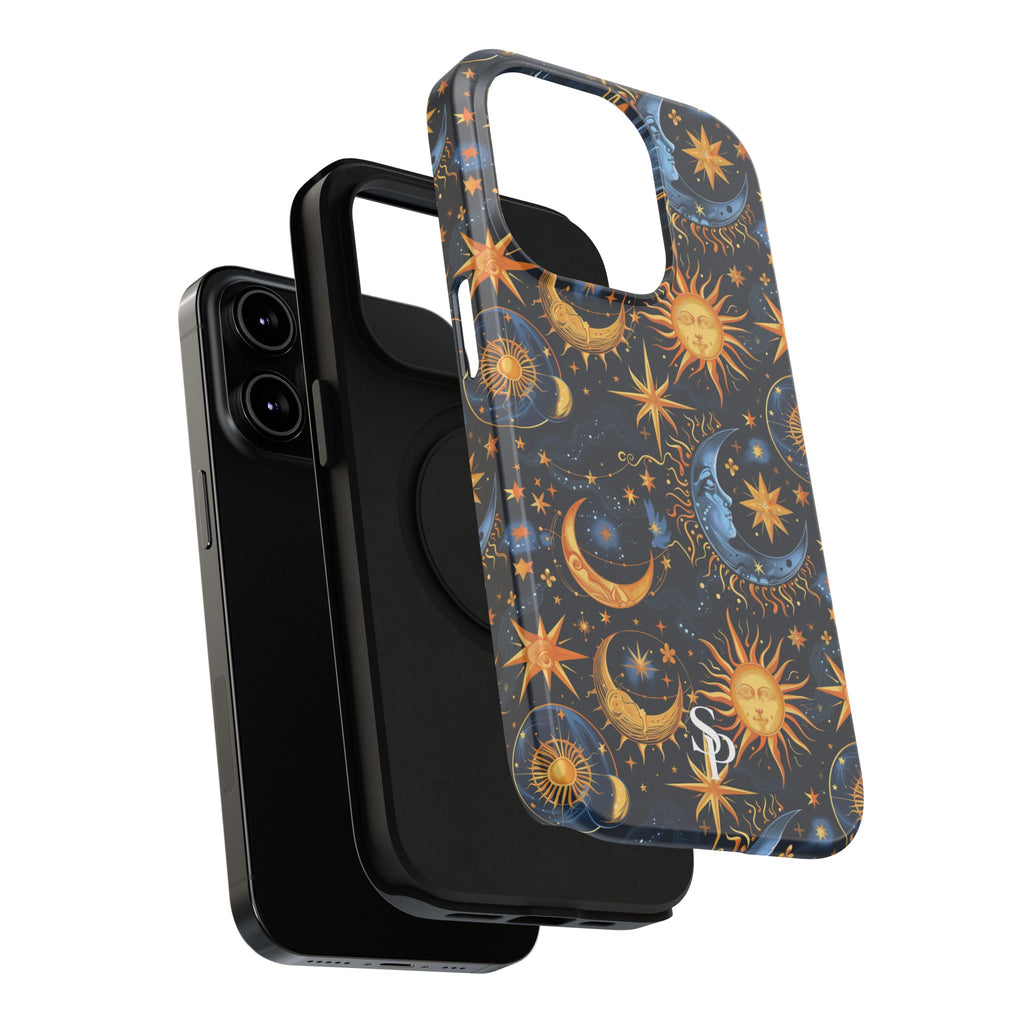 Celestial Sun and Moon Impact-Resistant Phone Case