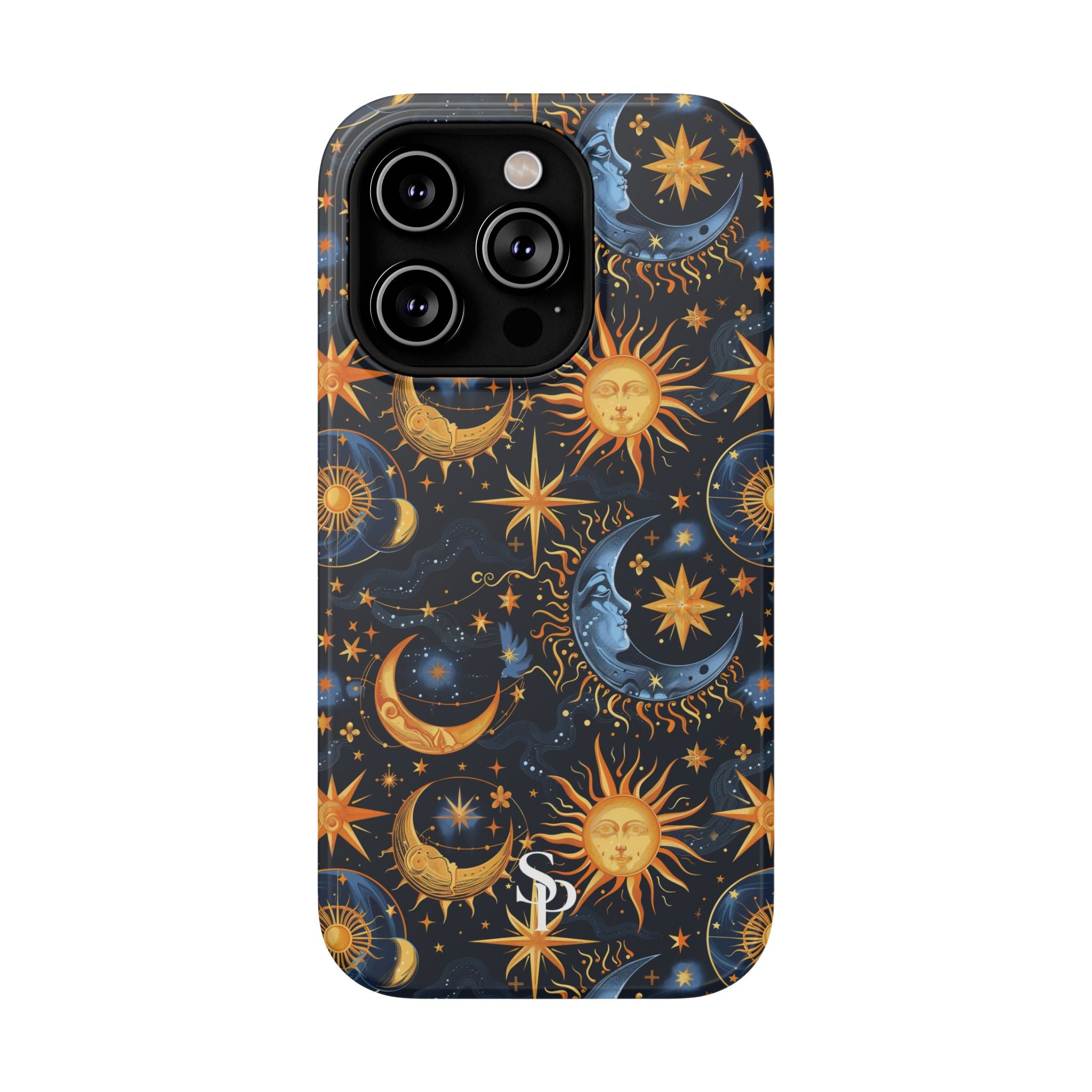 Celestial Sun and Moon Impact-Resistant Phone Case