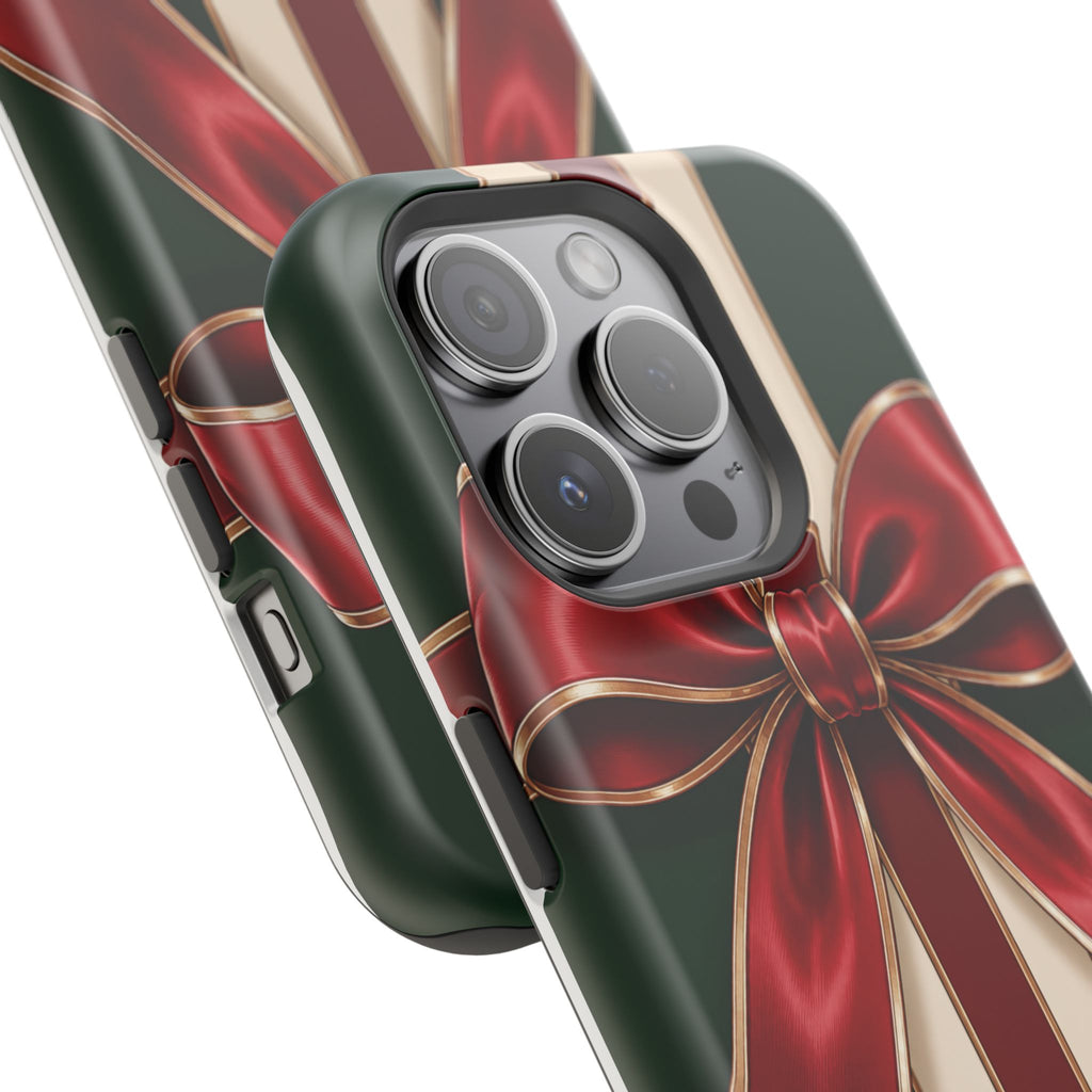 Christmas Gift Bow Magnetic Phone Case