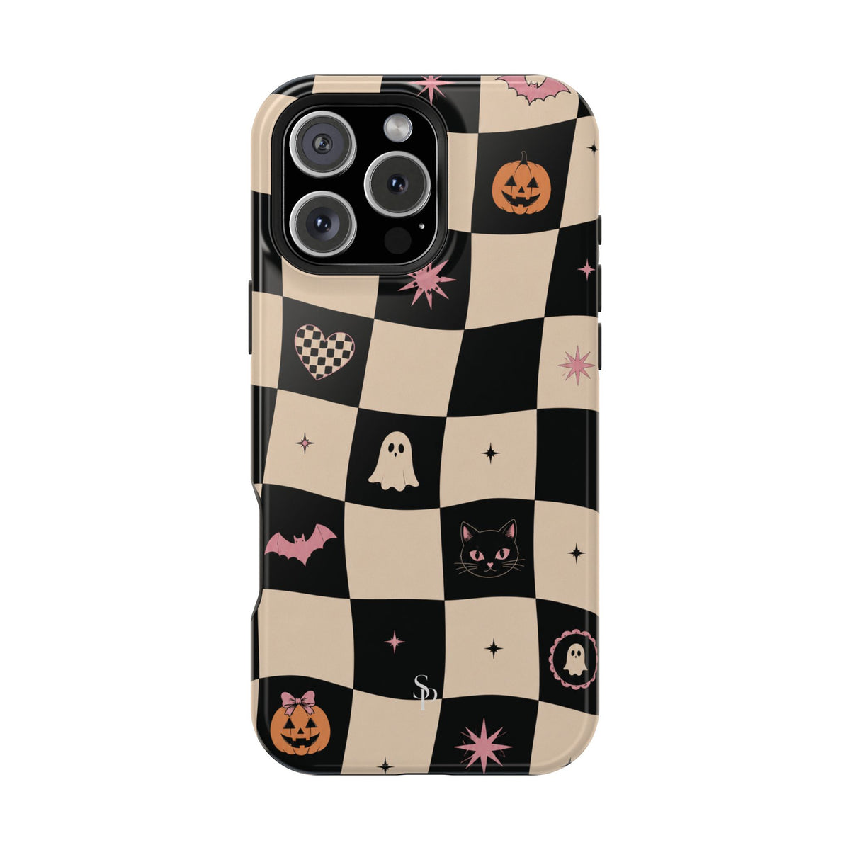 Halloween Checkerboard Magnetic Phone Case