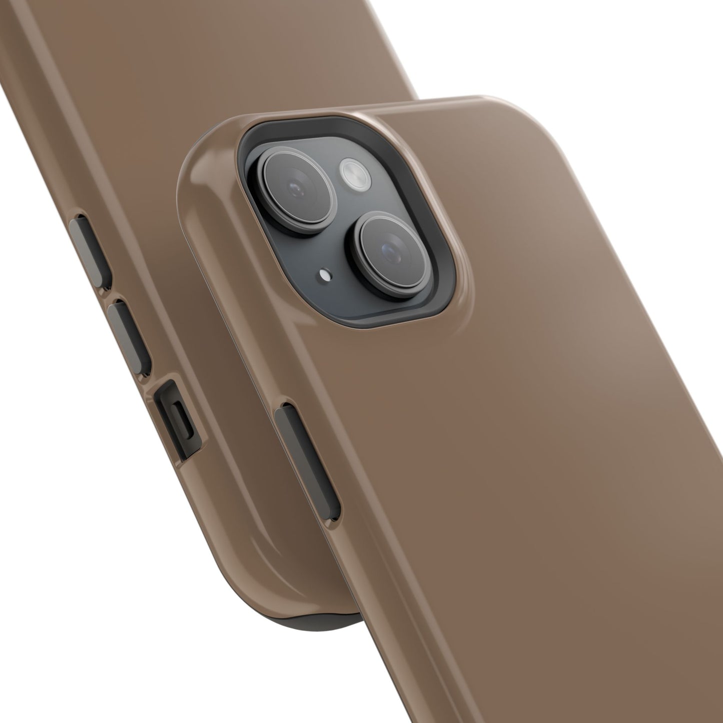 Brown Magnetic Tough Cases for Phones - Secure & Sleek Design