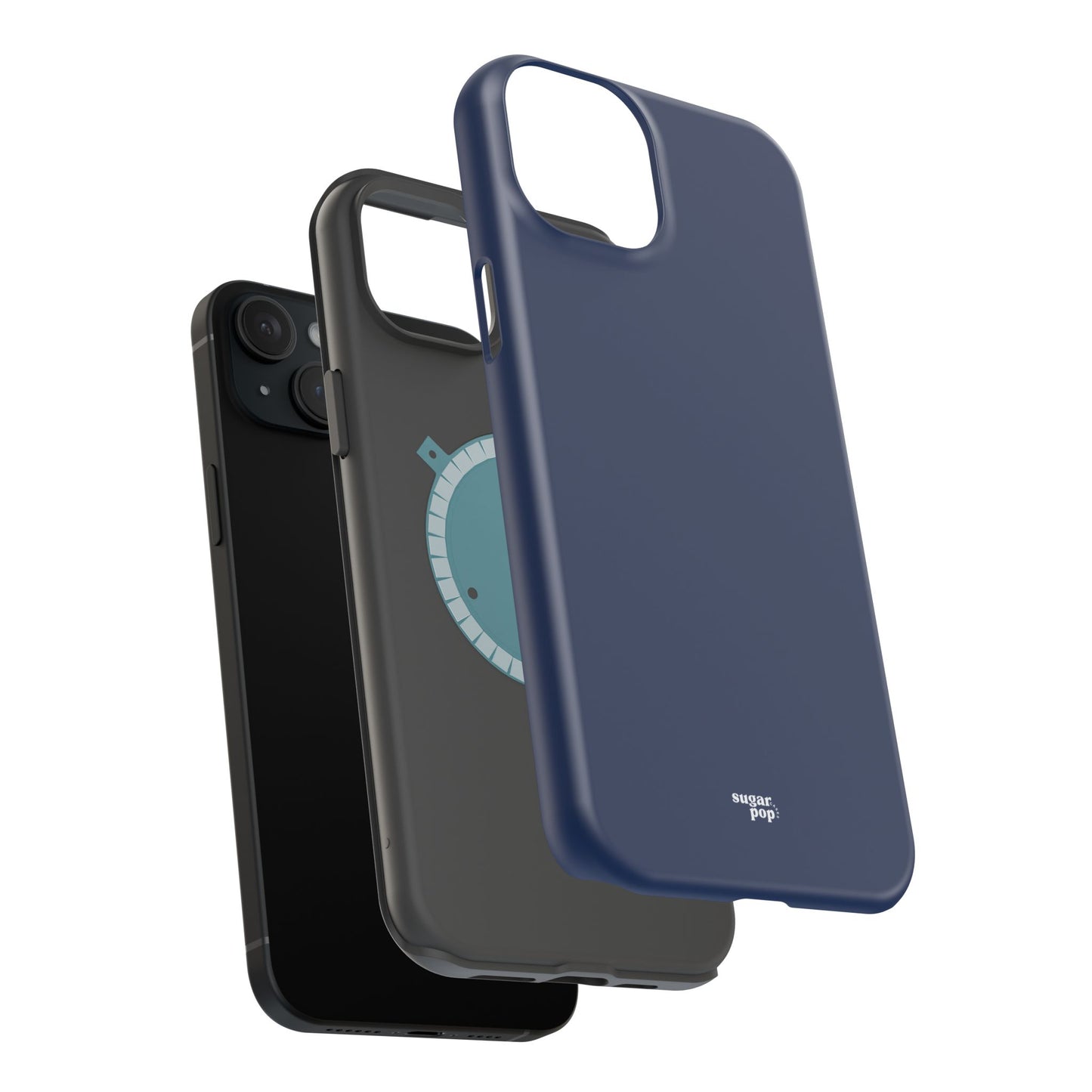 Navy Magnetic Tough Cases for Phones - Secure & Sleek Design