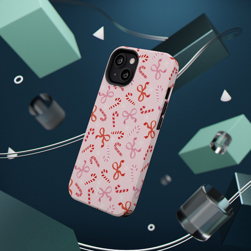Candy Cane Impact-Resistant Phone Case - Limited Edition