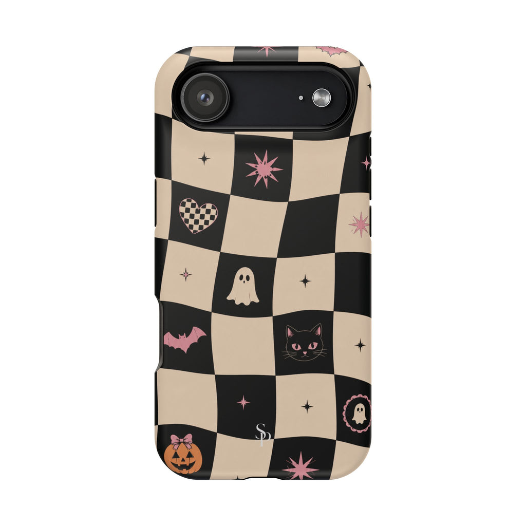 Halloween Checkerboard Magnetic Phone Case