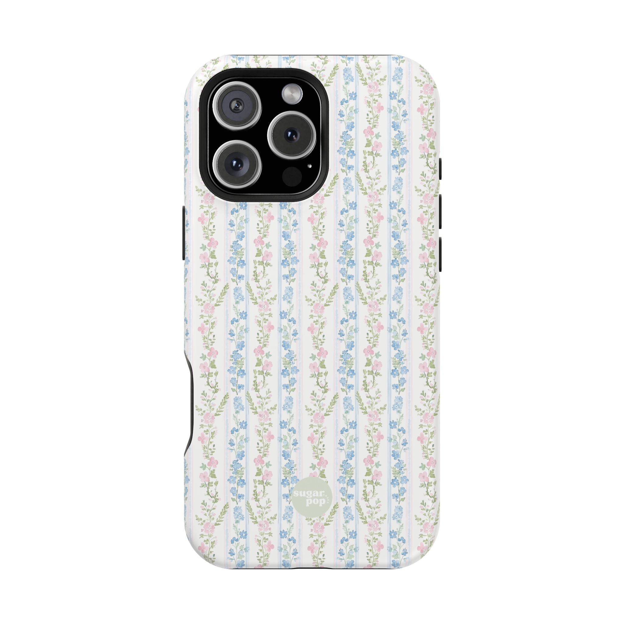 Pastel Floral Pattern Magnetic Tough Case