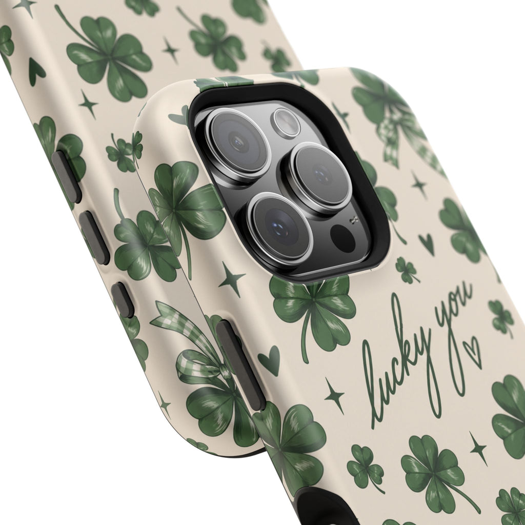 Lucky You Clover Magnetic Impact Phone Case