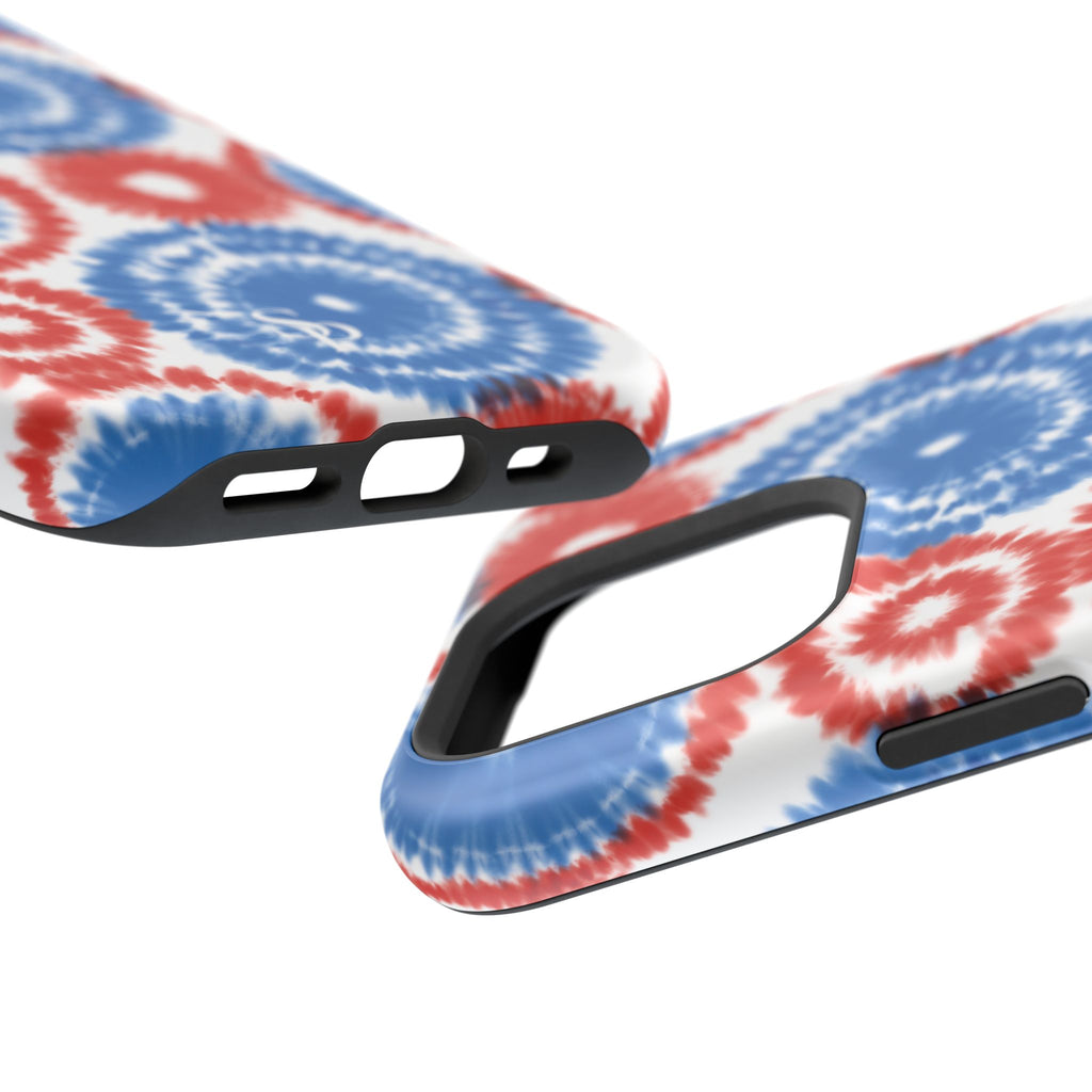 Patriotic Tie Dye Impact Resistant Phone Case