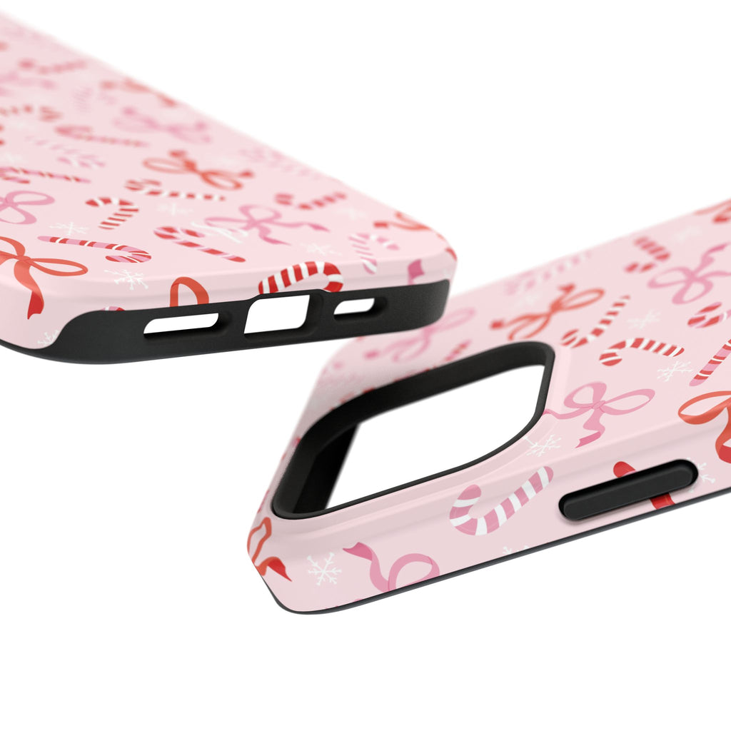 Candy Cane Impact-Resistant Phone Case - Limited Edition