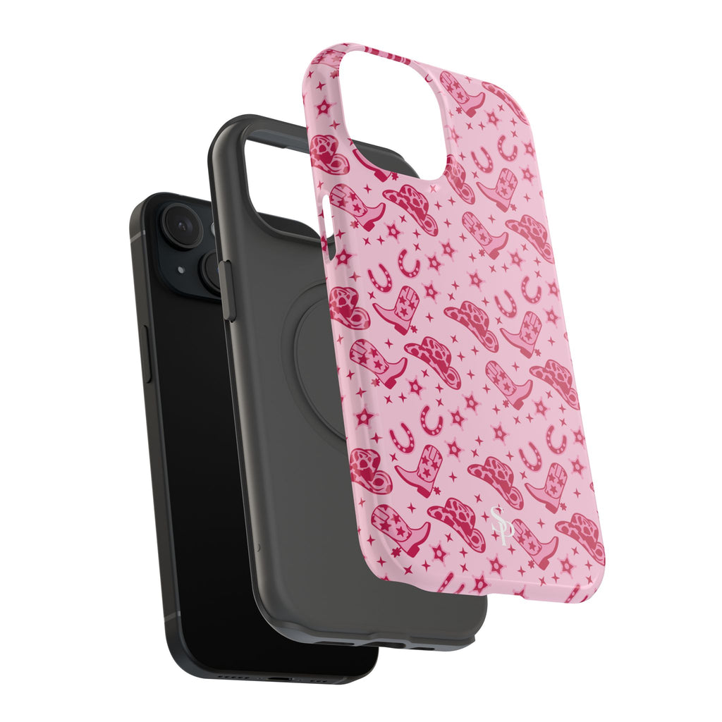 Pink Cowgirl Impact-Resistant Case