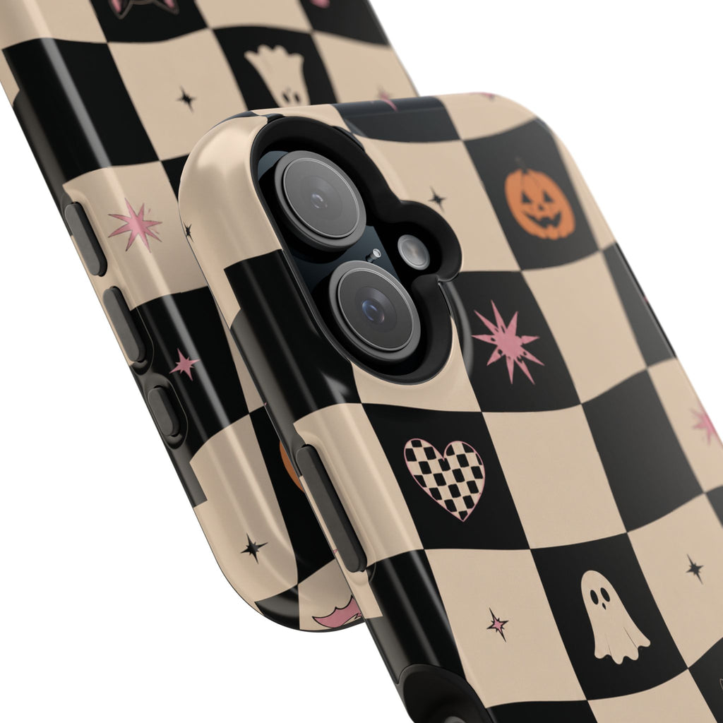 Halloween Checkerboard Magnetic Phone Case