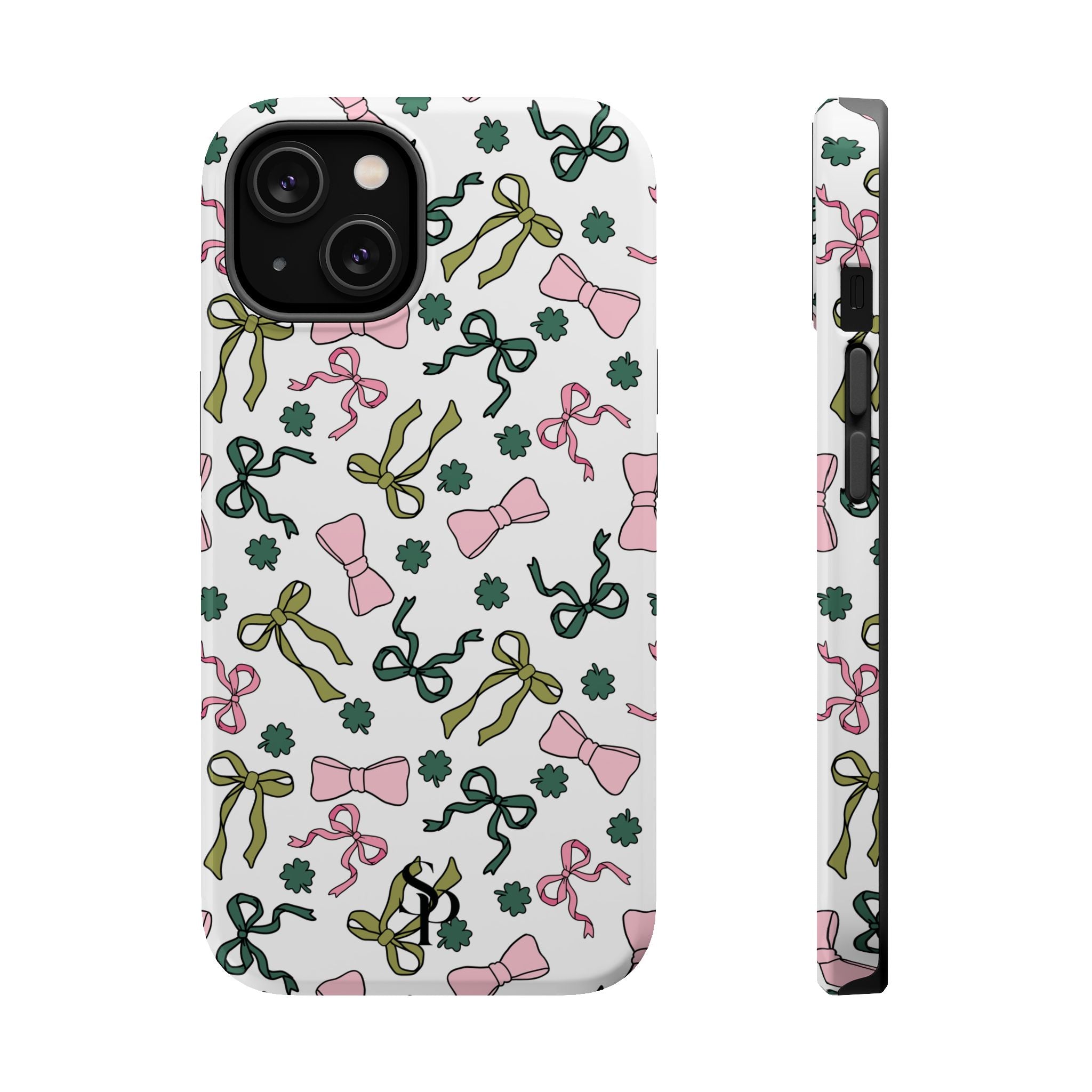 Bows and Shamrocks Magnetic Phone Case