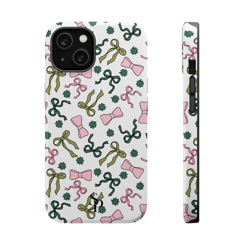 Bows and Shamrocks Magnetic Phone Case