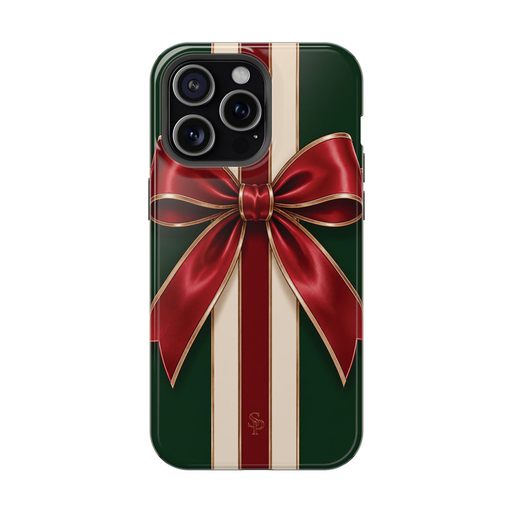 Christmas Gift Bow Magnetic Phone Case