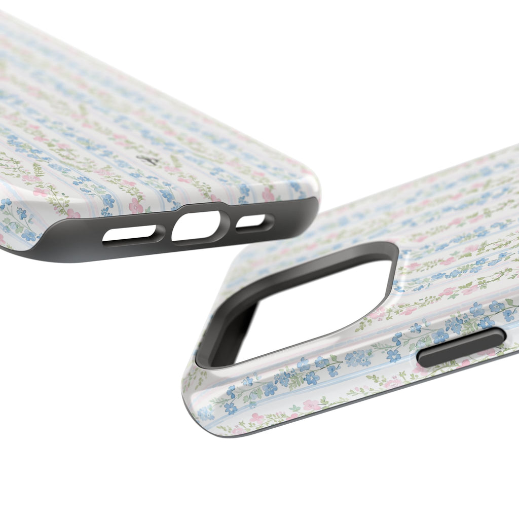 Pastel Floral Pattern Magnetic Tough Case