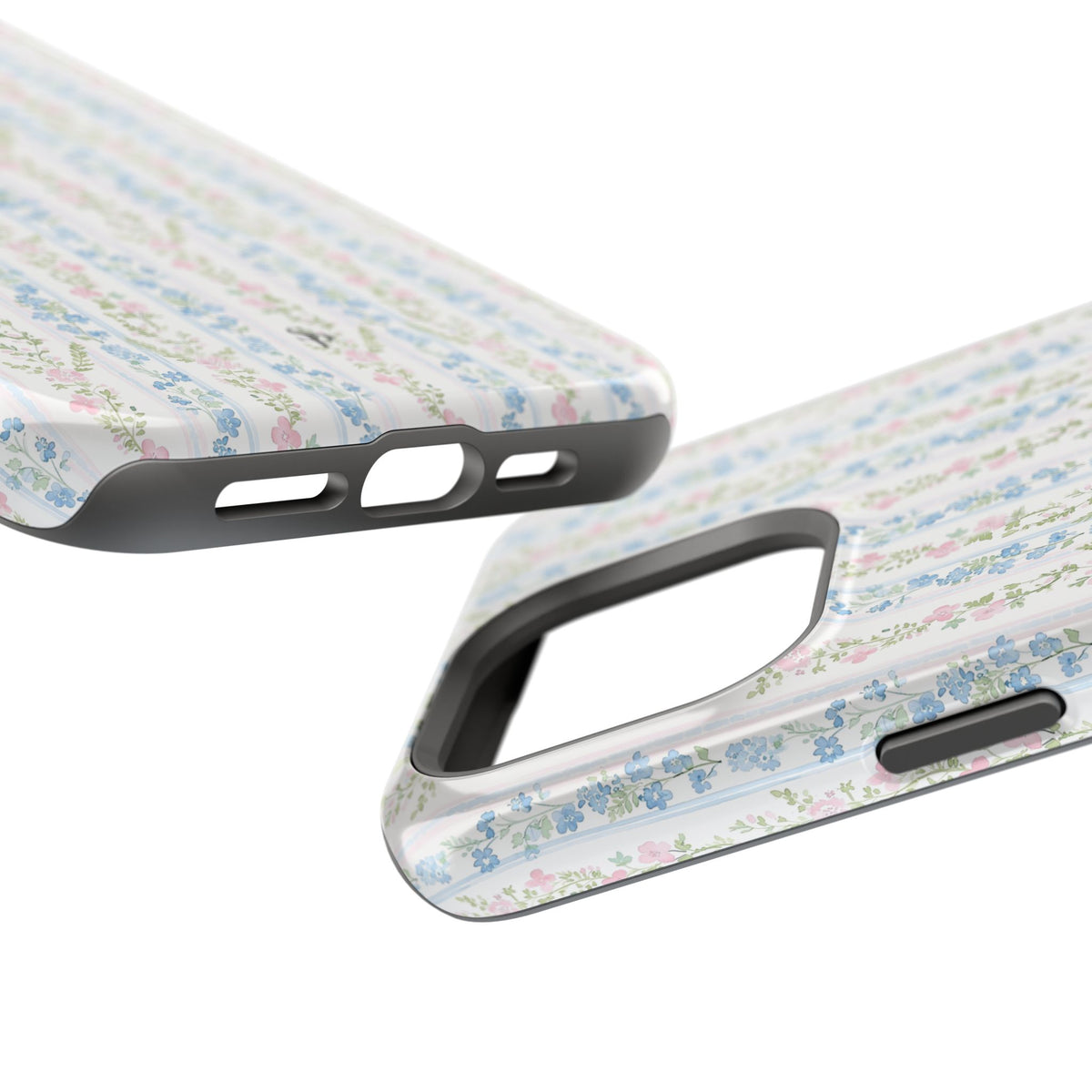 Pastel Floral Pattern Magnetic Tough Case
