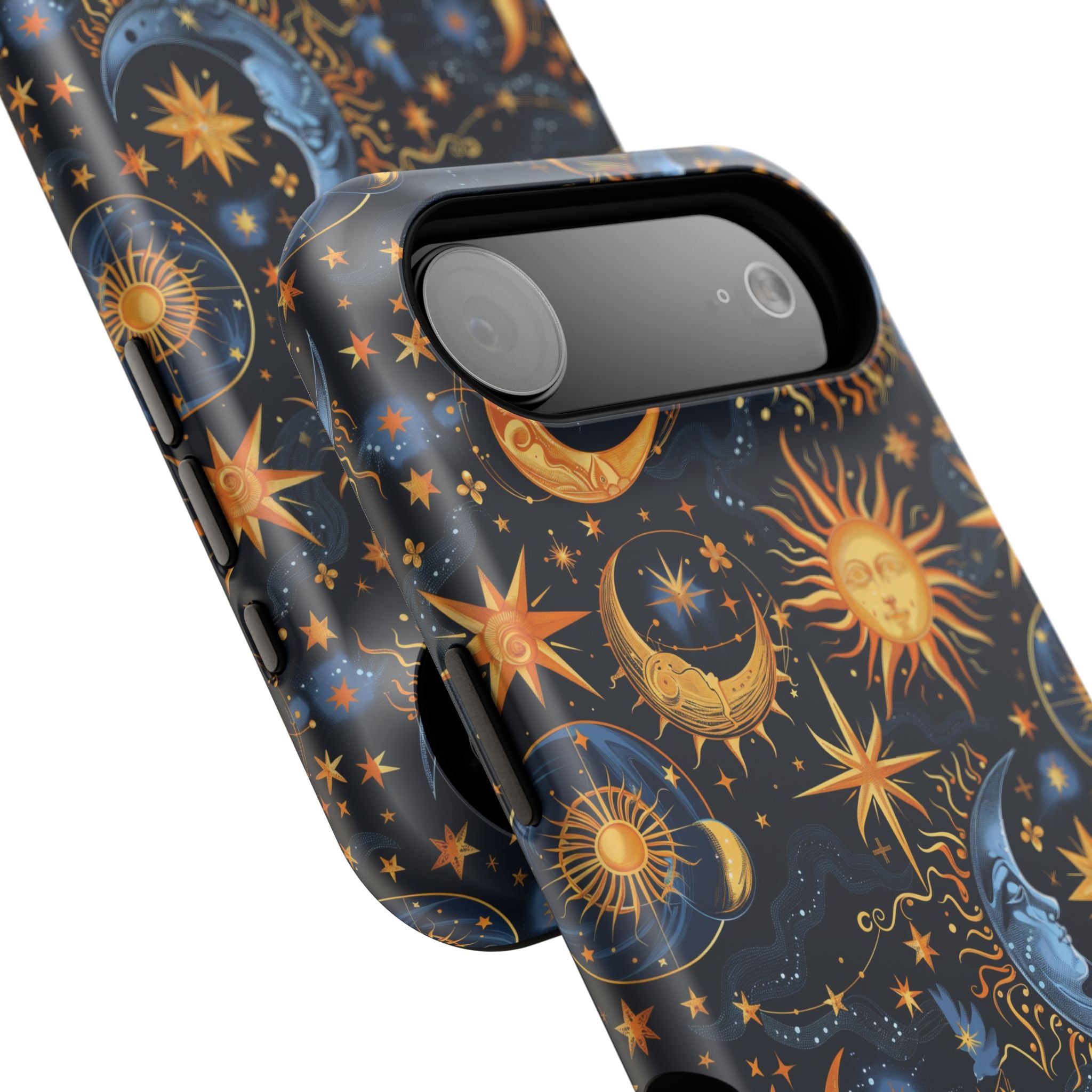Celestial Sun and Moon Impact-Resistant Phone Case