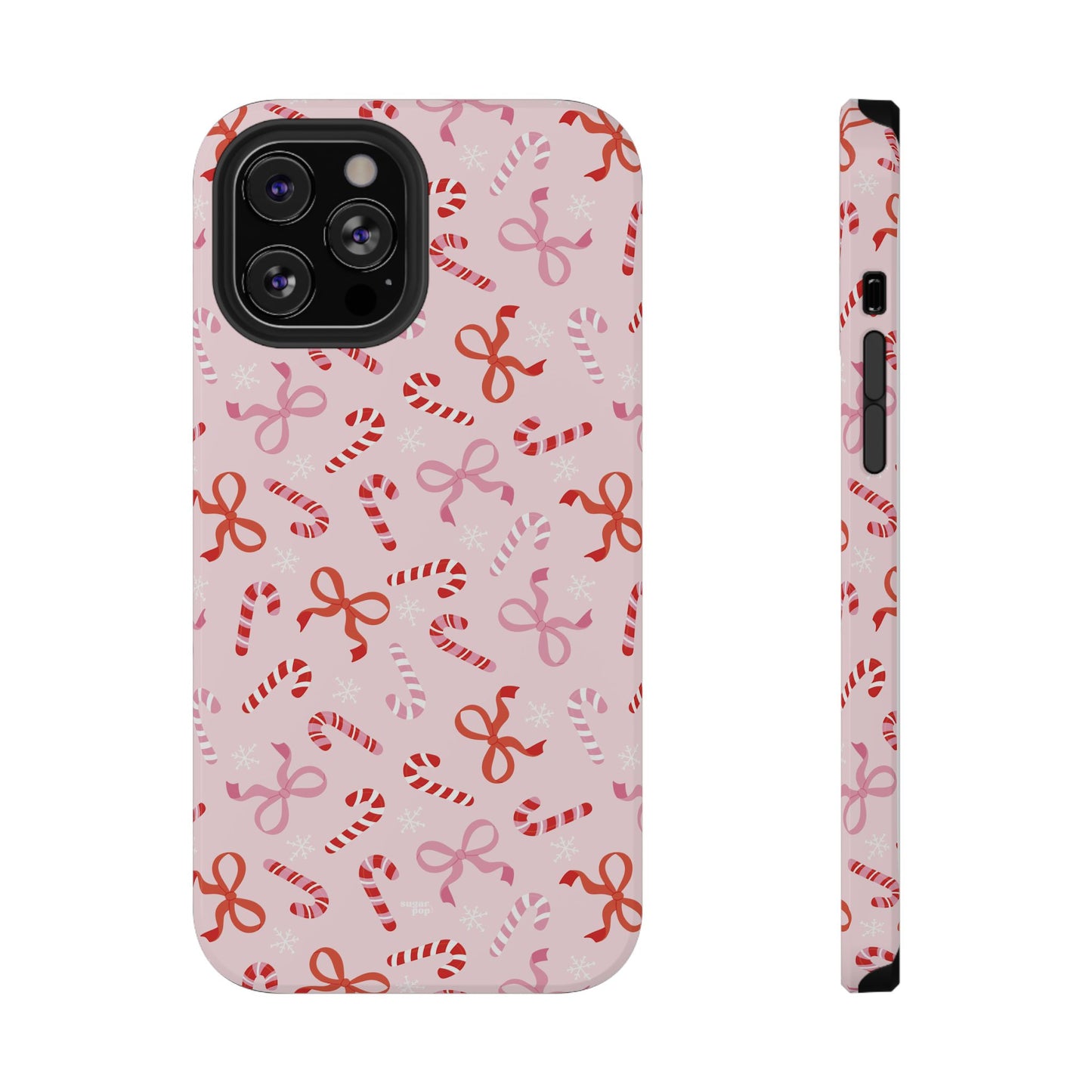 Candy Cane Impact-Resistant Phone Case - Limited Edition