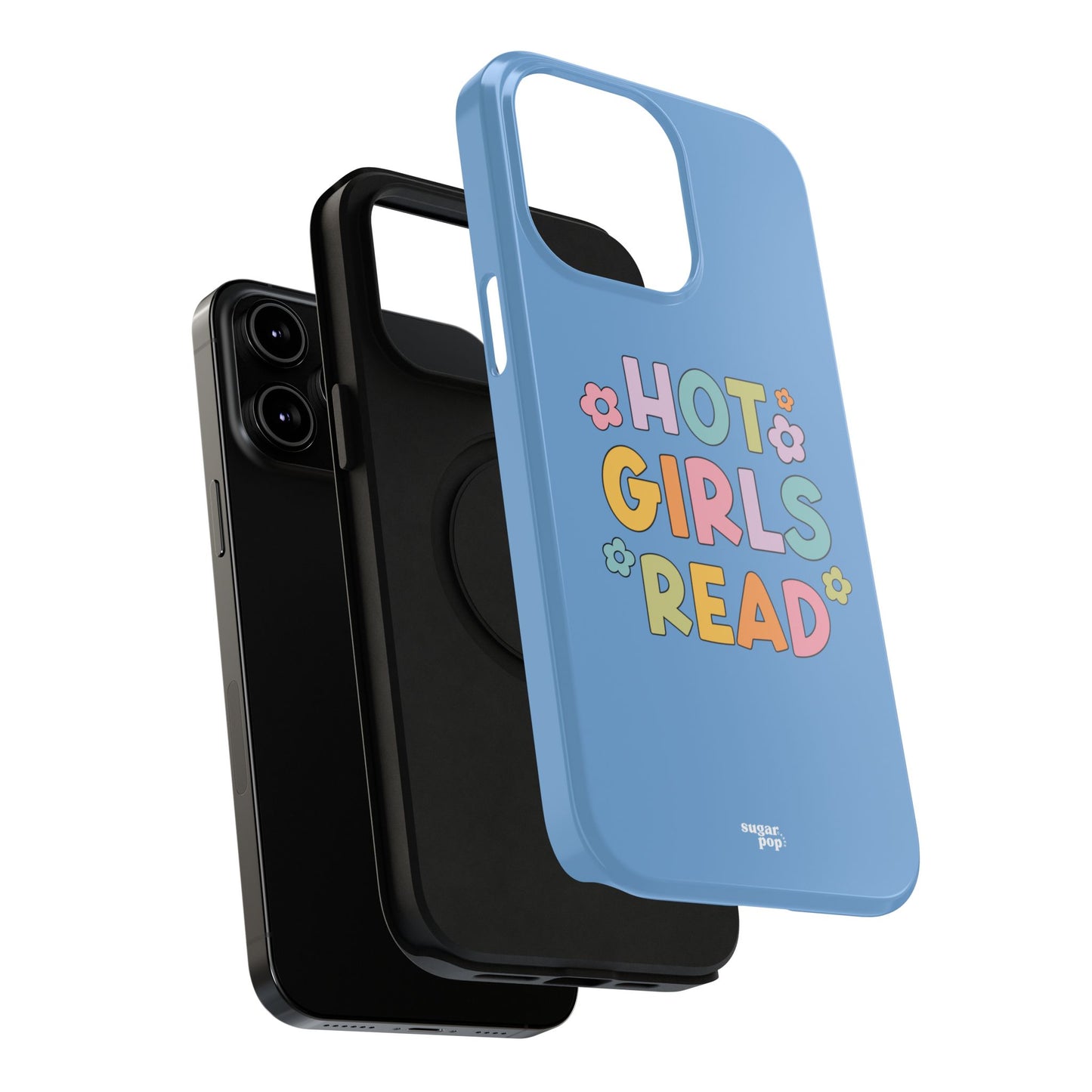 Hot Girls Read Impact-Resistant Phone Case - Design for Book Lovers