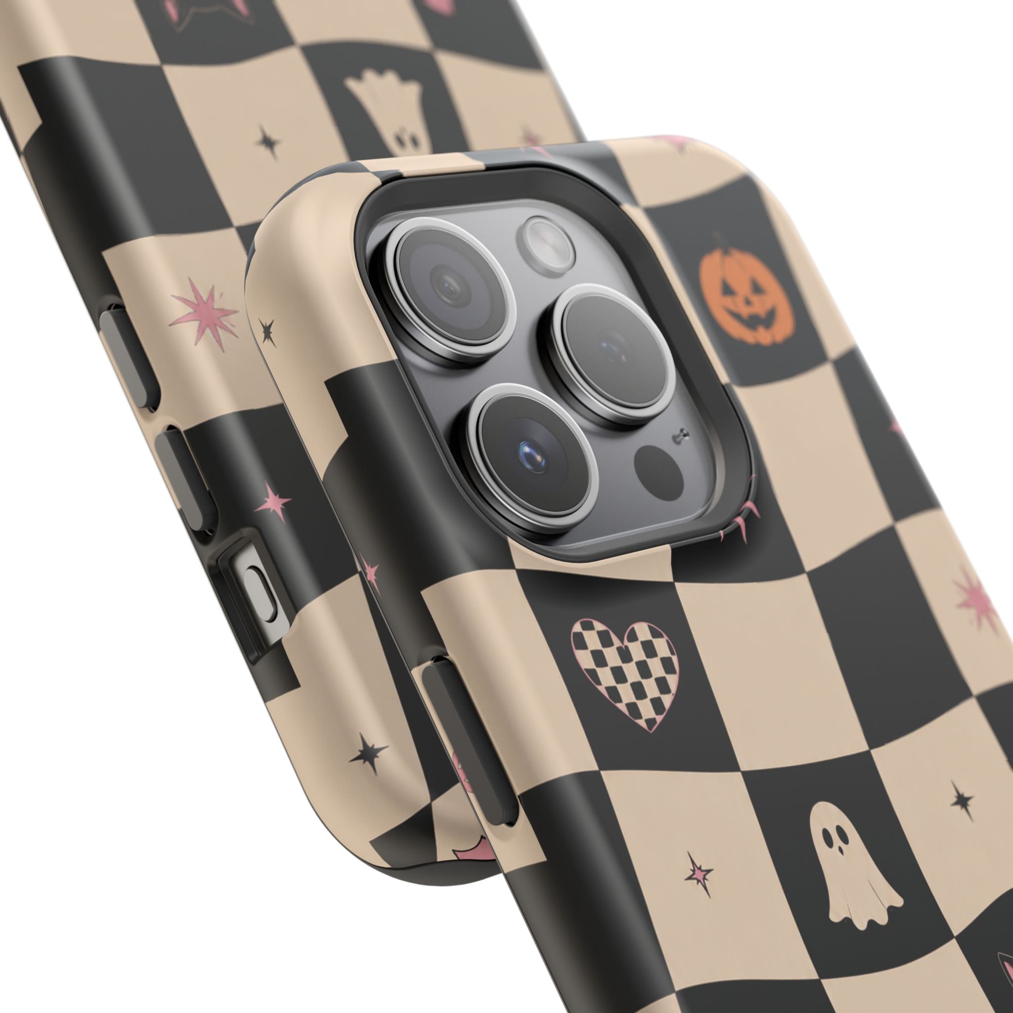 Halloween Checkerboard Magnetic Phone Case