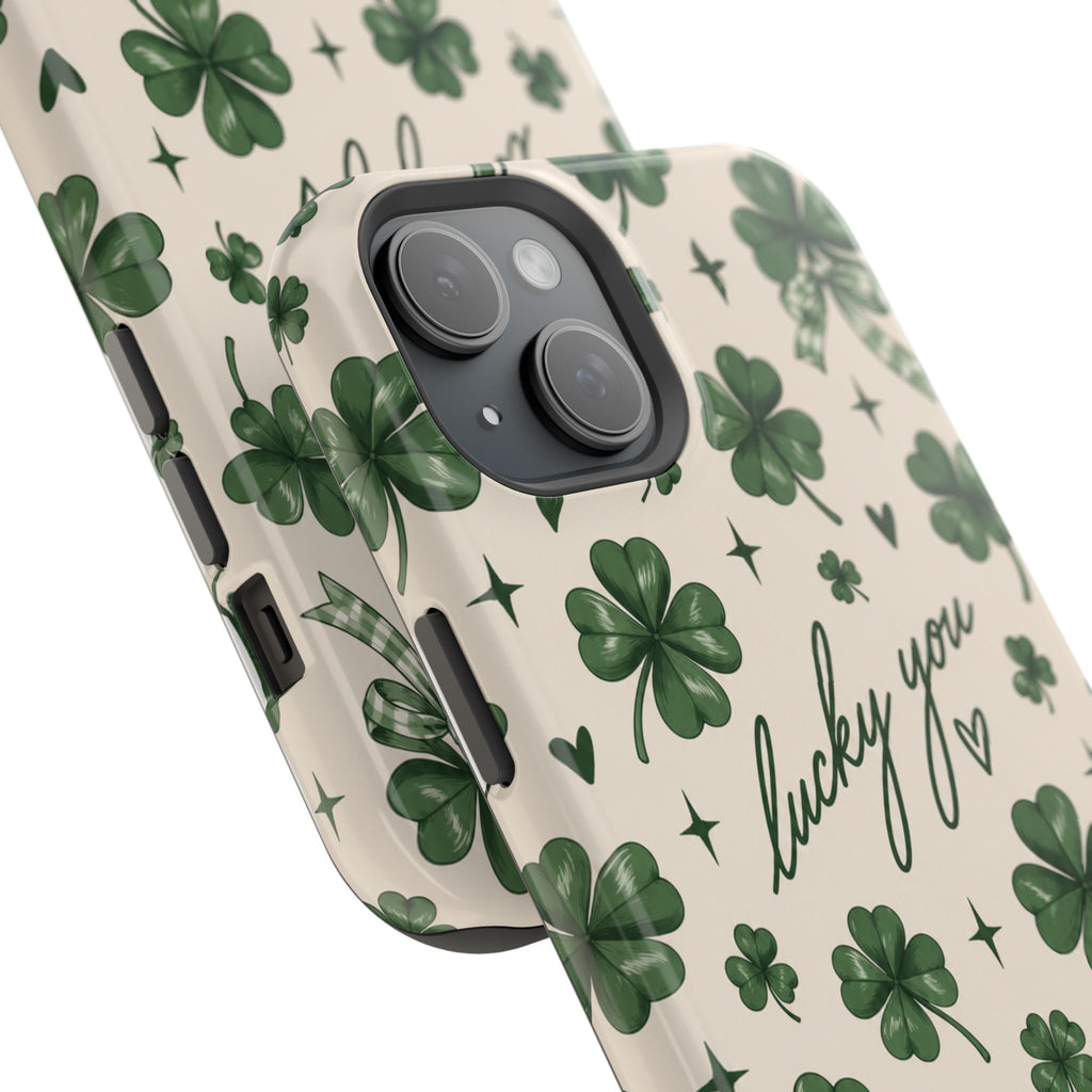 Lucky You Clover Magnetic Impact Phone Case