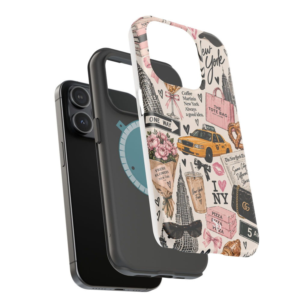 Pink New York Magnetic Phone Case