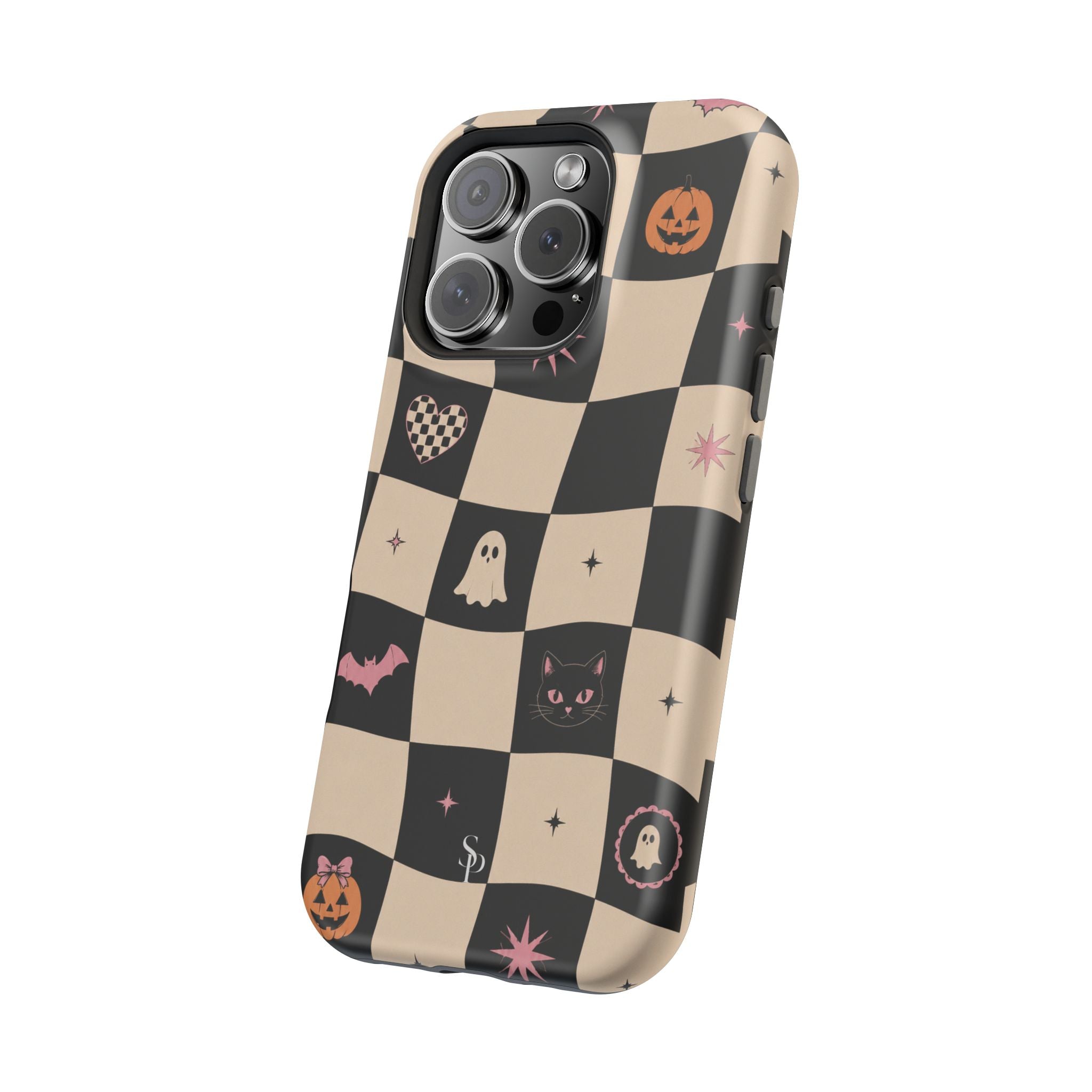 Halloween Checkerboard Magnetic Phone Case
