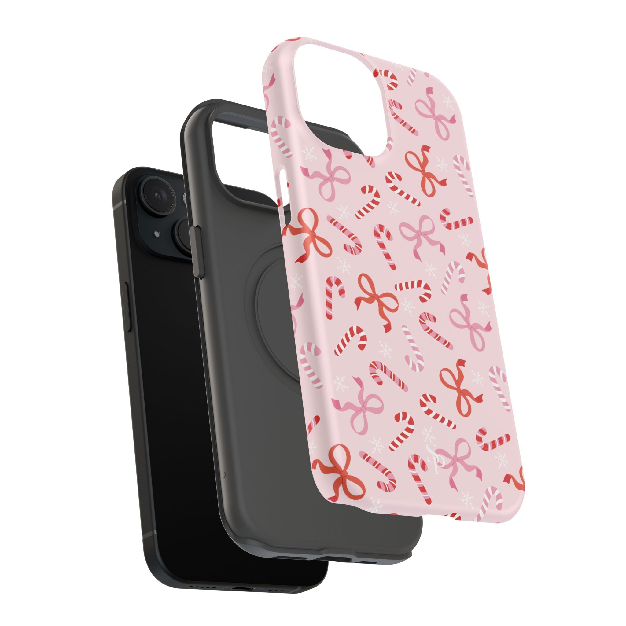 Candy Cane Impact-Resistant Phone Case - Limited Edition