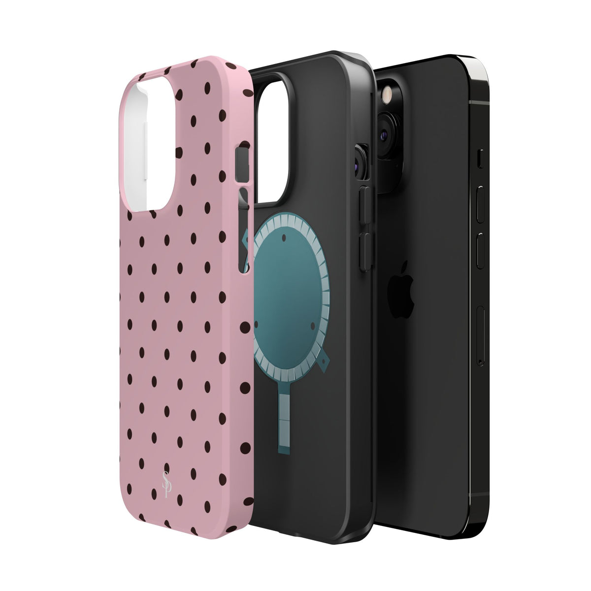 Pink Polka Dot Magnetic Case