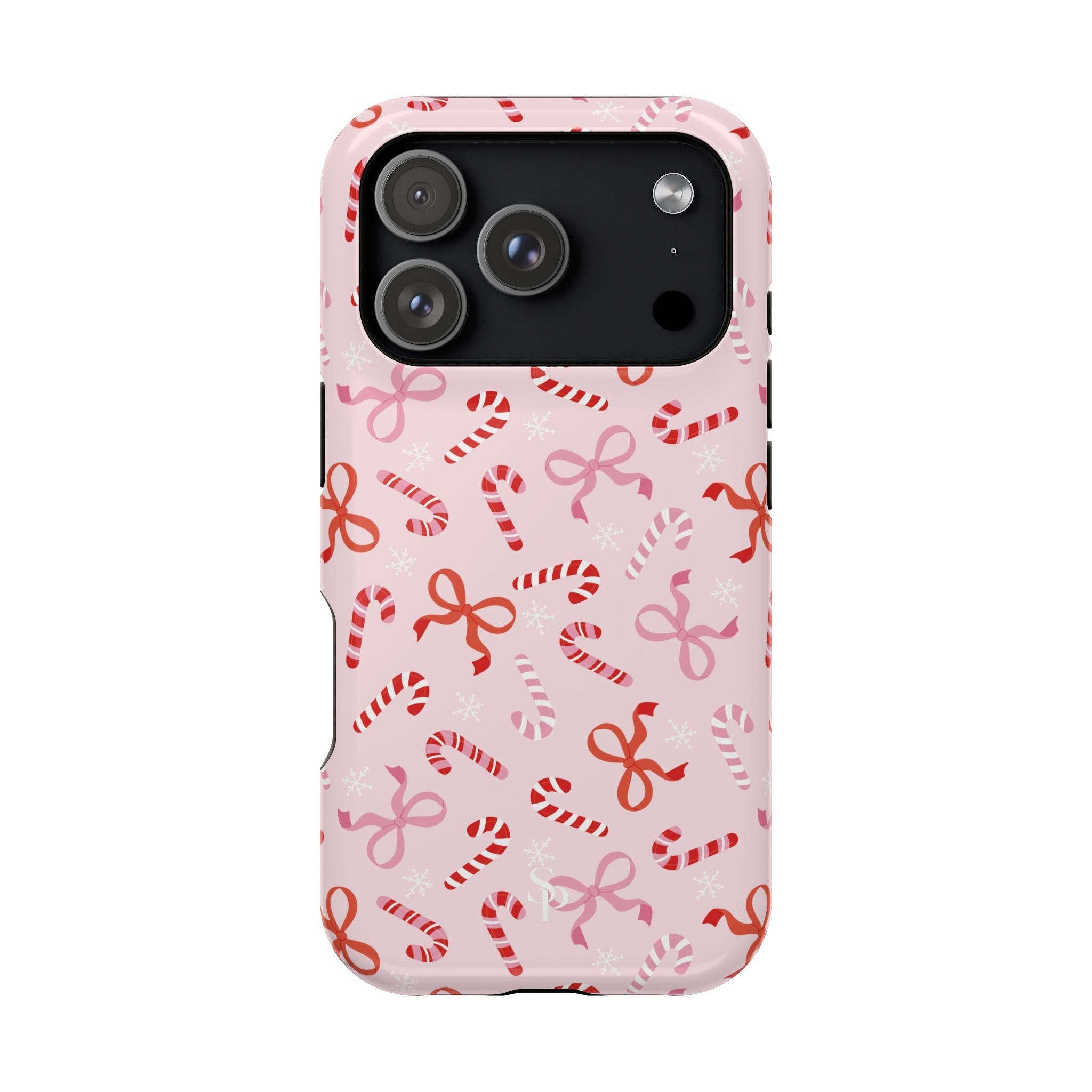 Candy Cane Impact-Resistant Phone Case - Limited Edition