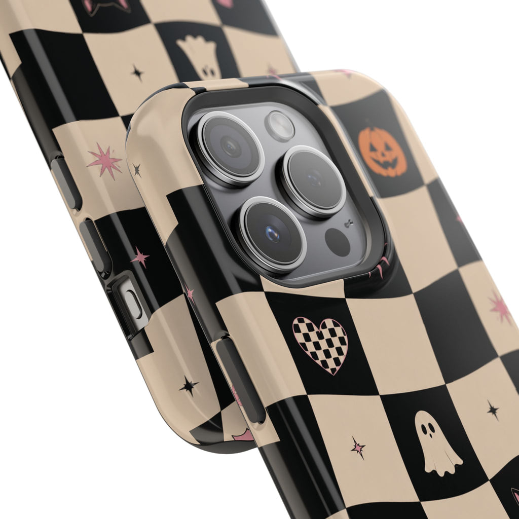 Halloween Checkerboard Magnetic Phone Case