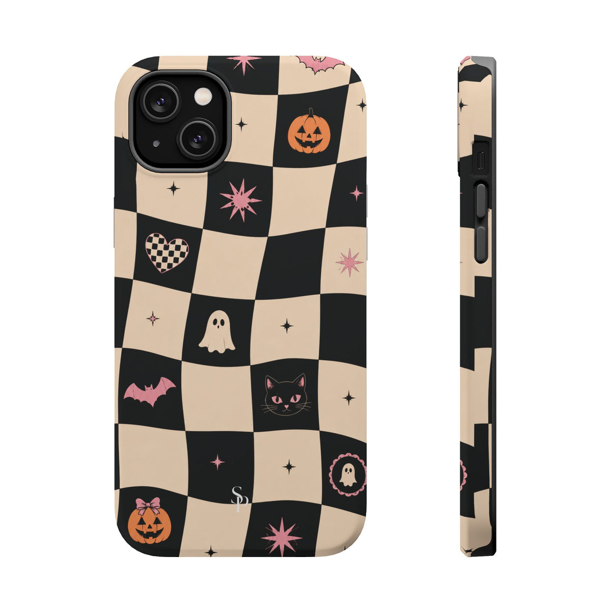Halloween Checkerboard Magnetic Phone Case