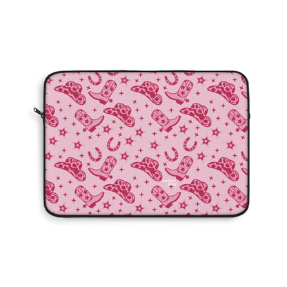 Pink Cowgirl Laptop Sleeve