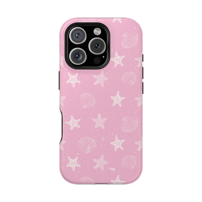 Pink Coastal Impact-Resistant Phone Case