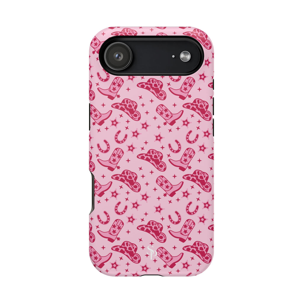 Pink Cowgirl Impact-Resistant Case