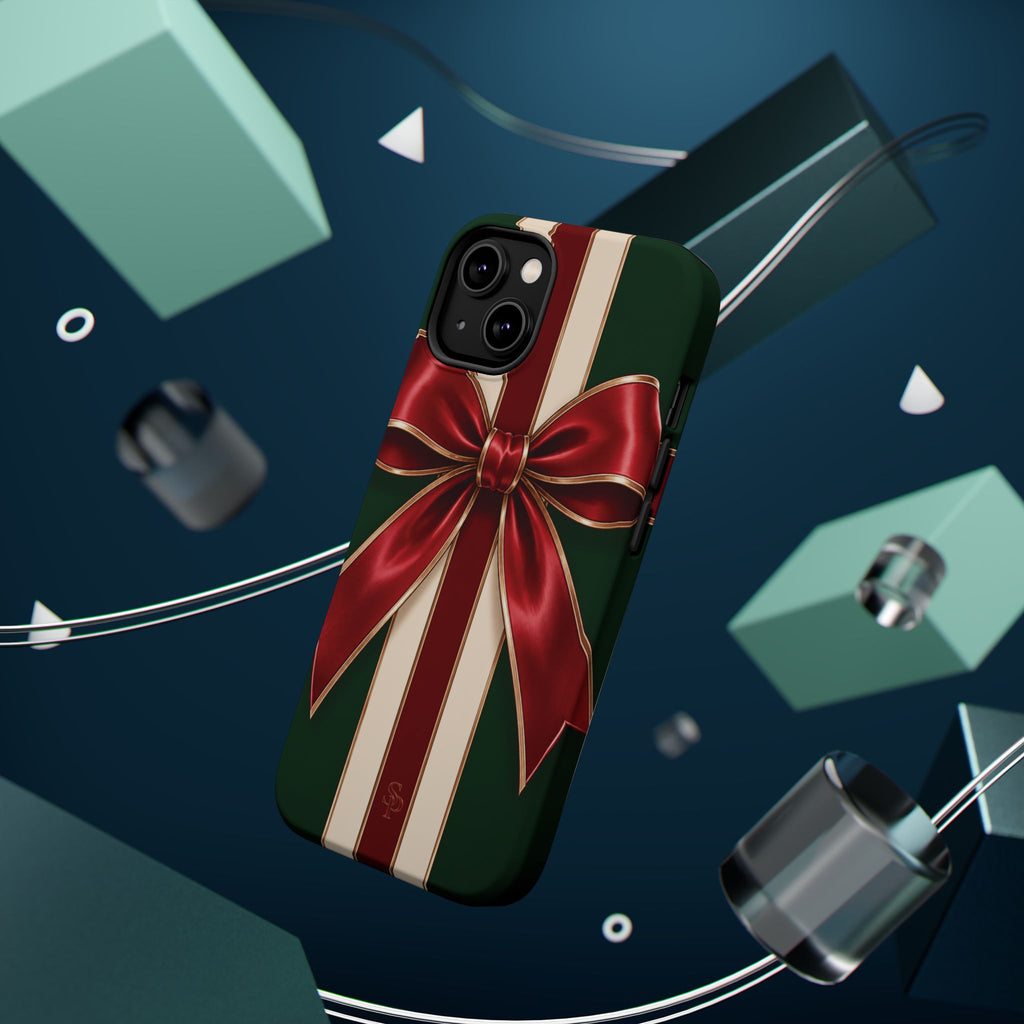Christmas Gift Bow Magnetic Phone Case