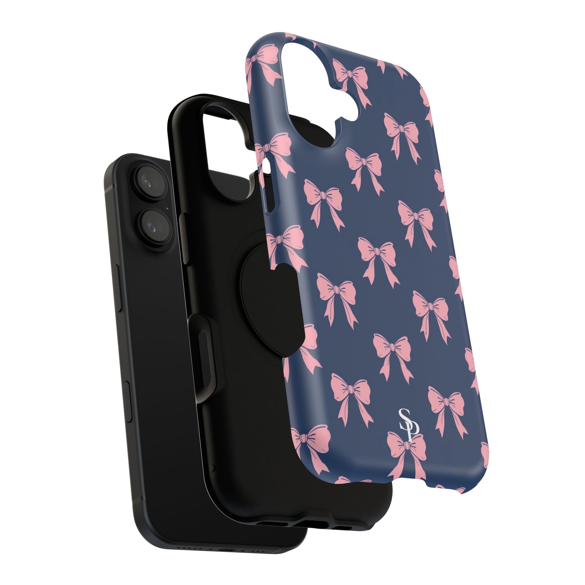 Chic Bow Impact-Resistant Phone Case