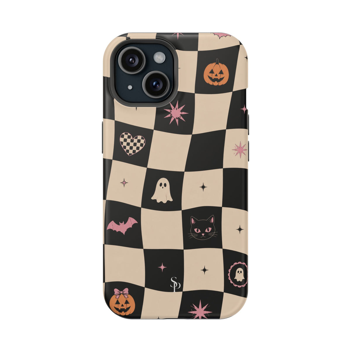 Halloween Checkerboard Magnetic Phone Case